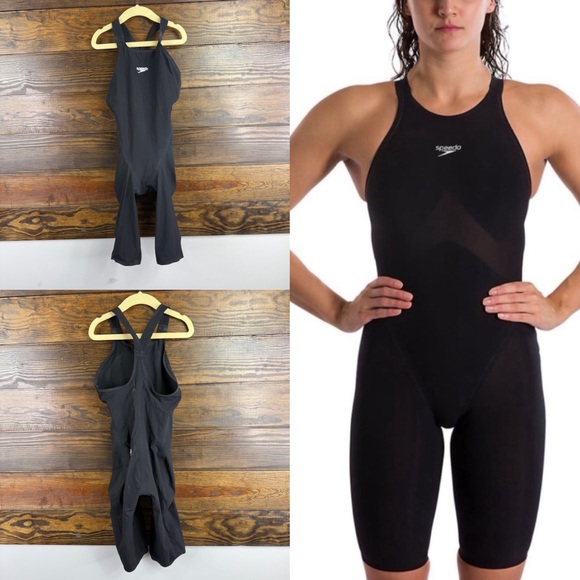 Speedo Fastskin Pure Valor Closed Back Kneeskin Tech Suit Swimsuit Size 23